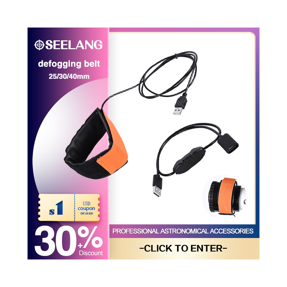 (40Cm) Defog Dew Heater Strip 25/30/40Cm 5V For Astronomical Telescope Camera Dslr Lens Temperature Keep From Fog Dew Freeze Osl-244 9438795338571