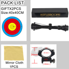 (20MM) 3-9X40 HD Single-tube Telescope Aluminum Alloy Precision MOA Water Proof