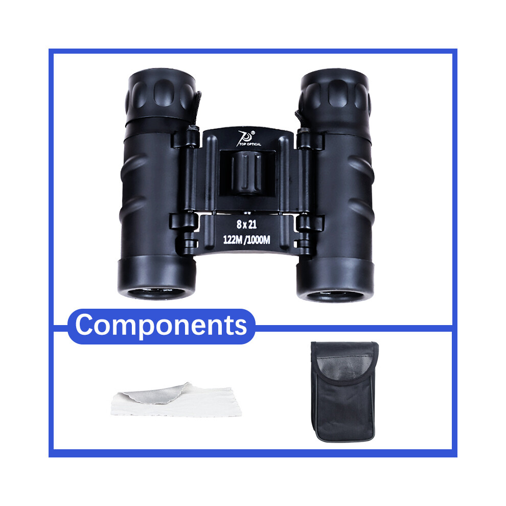 (8X21) 12X32 Binoculars Compact Hunting Powerful Professional Telescope For Outdoor Birding Watching Trip Camping Portable 9438795359170