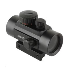 (Black) 1X40RD Single-tube Telescope Aluminum Alloy Calibrator Outdoor Travel Multi-coated Light Precision 3 MOA Red Dot Water Proof