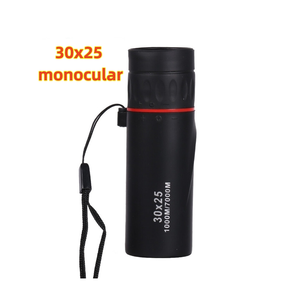 (30X25 Monocular) High Resolution Telescope Professional Bak4 Fmc Hd Powerful Binoculars Long Range Portable Monocular For Camping Tourism Outdoor 9438795355172
