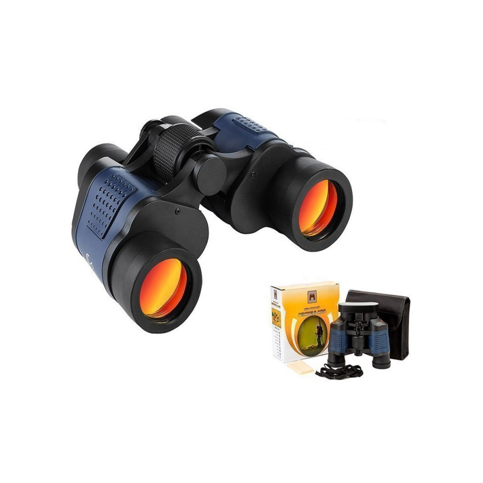 (80X80) Binoculars 80X80 High Magnification Long Range Professional Telescope Hd Portable Eyepieces Civil Grade Night Vision Binoculo Black 9438795355882