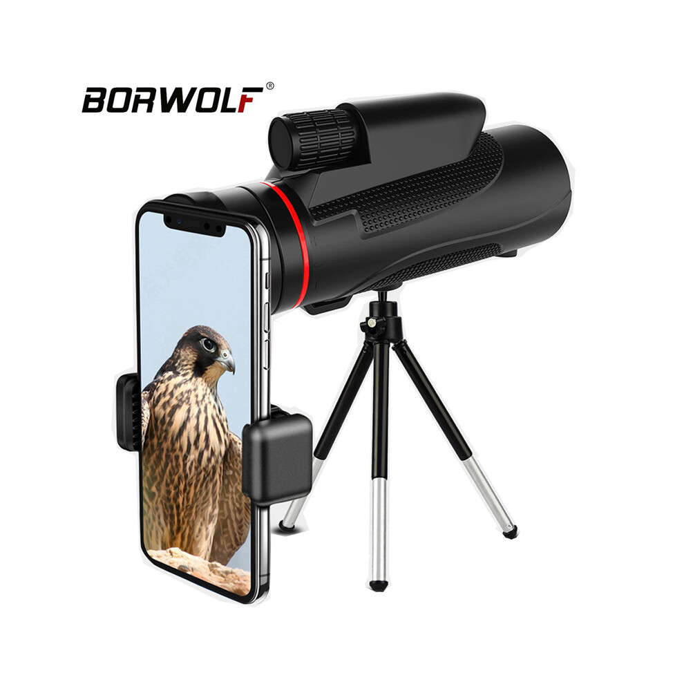 (Add Clip And Tripod) 16X50 Monoculars Bak4 Prism Fmc Optical Lens High Power Hunting Birdwatching Telescope Waterproof Night Vision 9438795356261