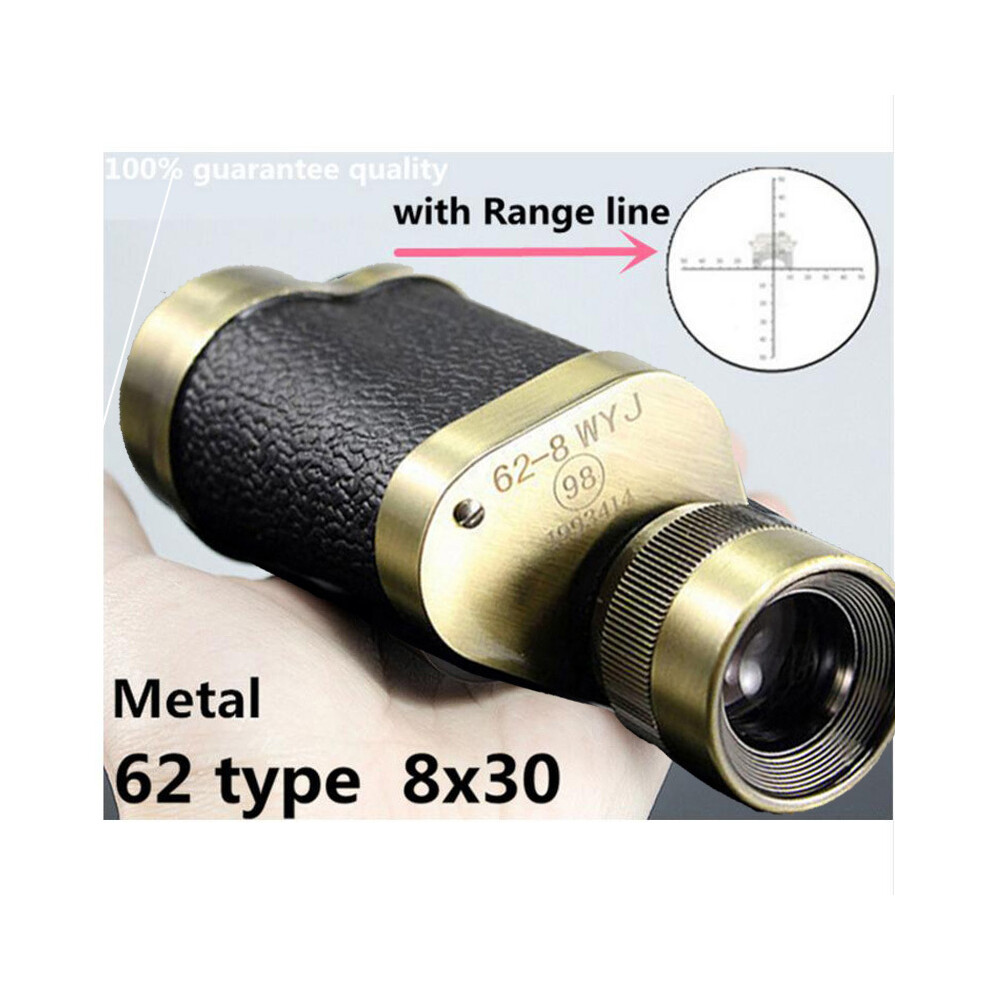 (Copper Coordinate) Metal Russian Military Monocular Telescope Bak4 Hd Professional Spyglass Fmc Night Vision Monocular Binoculars Hunting Camping 9438795356322