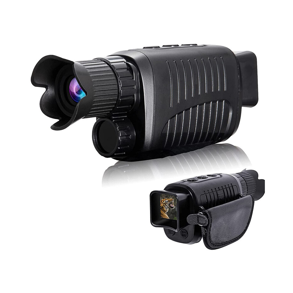 (Hd Night Vision) Monocular Hd Infrared Night Vision Device 5X Digital Zoom Hunting Thermal Telescope Camping Day Night Dual Use Full 300M Dark 9438795356445