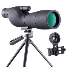 (A) 25-75x60 Powerful Spotting Scope Monoculars Zoom Telescope Binoculars Bak4 FMC Waterproof With Tripod Bird Watching Telescope