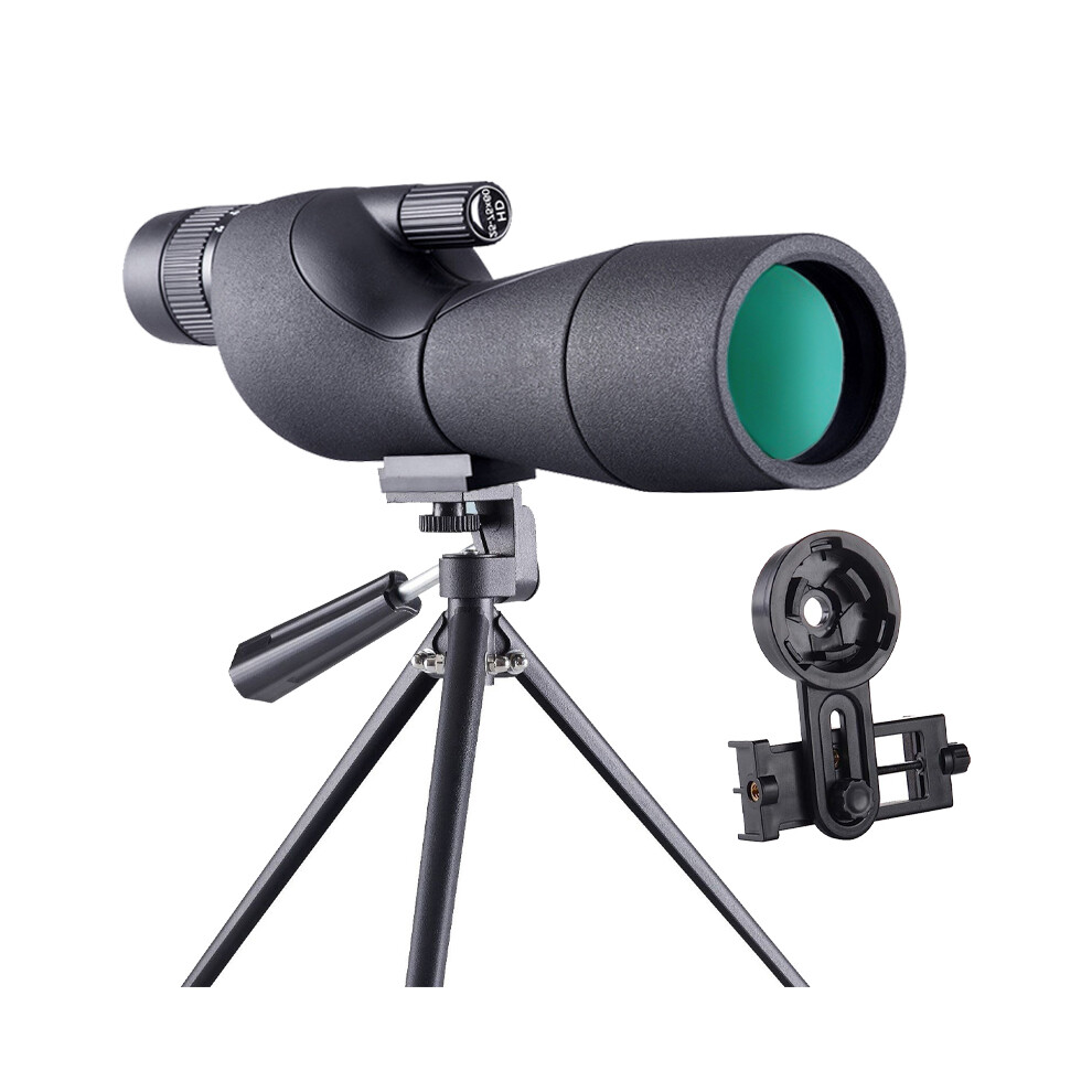 (A) 25-75X60 Powerful Spotting Scope Monoculars Zoom Telescope Binoculars Bak4 Fmc Waterproof With Tripod Bird Watching Telescope 9438795357077