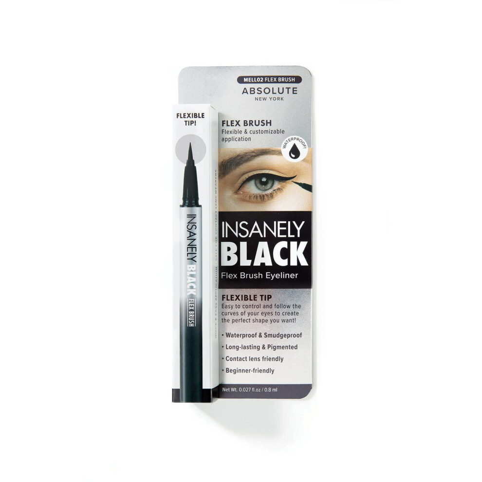 Absoluut New York Absolute New York Insanely Black Flex Brush Liquid Eyeliner