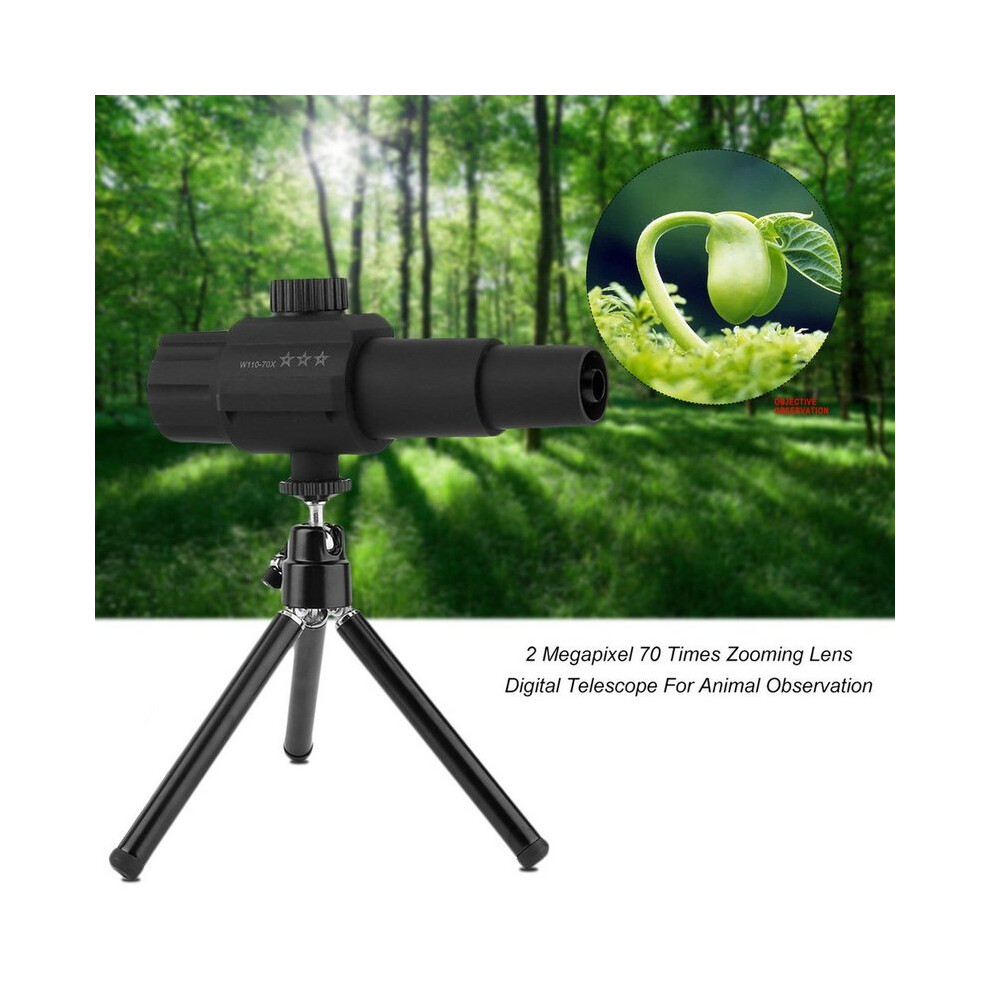 70X Digital Telescope Smart Telescope Adjustable Scalable Camera Zoom 2Mp Photos Videos Mobile-Detective Positioning Monocular 9438795352812