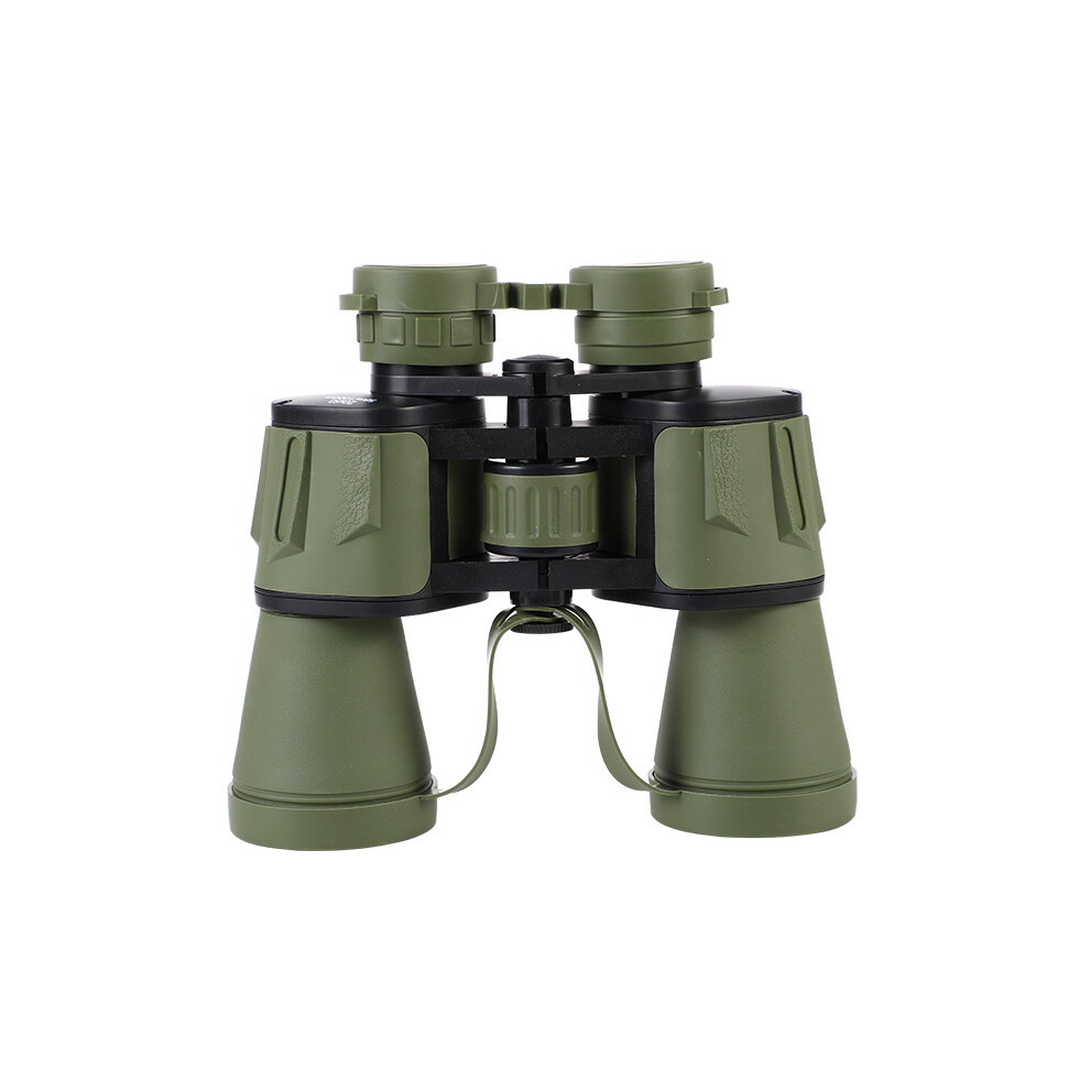 () Powerful Telescope 20X50 Professional Binoculars Low Night Vision Long Range Waterproof Military Hunting Camping Equipment Green/Light 9438795353079