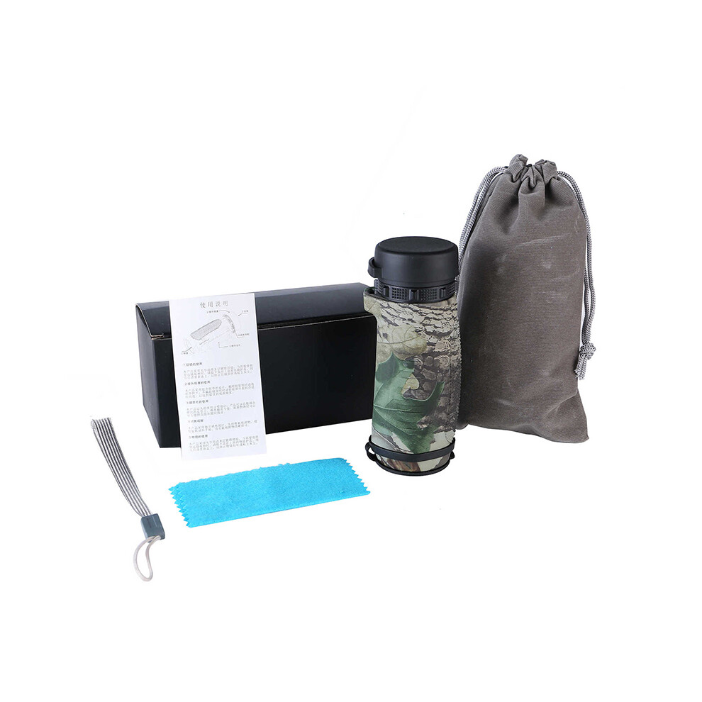 (10X32) 10X32 Monocular Telescope Pocket Mini Hd Camouflage Waterproof Optical Monoculars Outdoor Camping Bird-Watching Telescopes 9438795337093