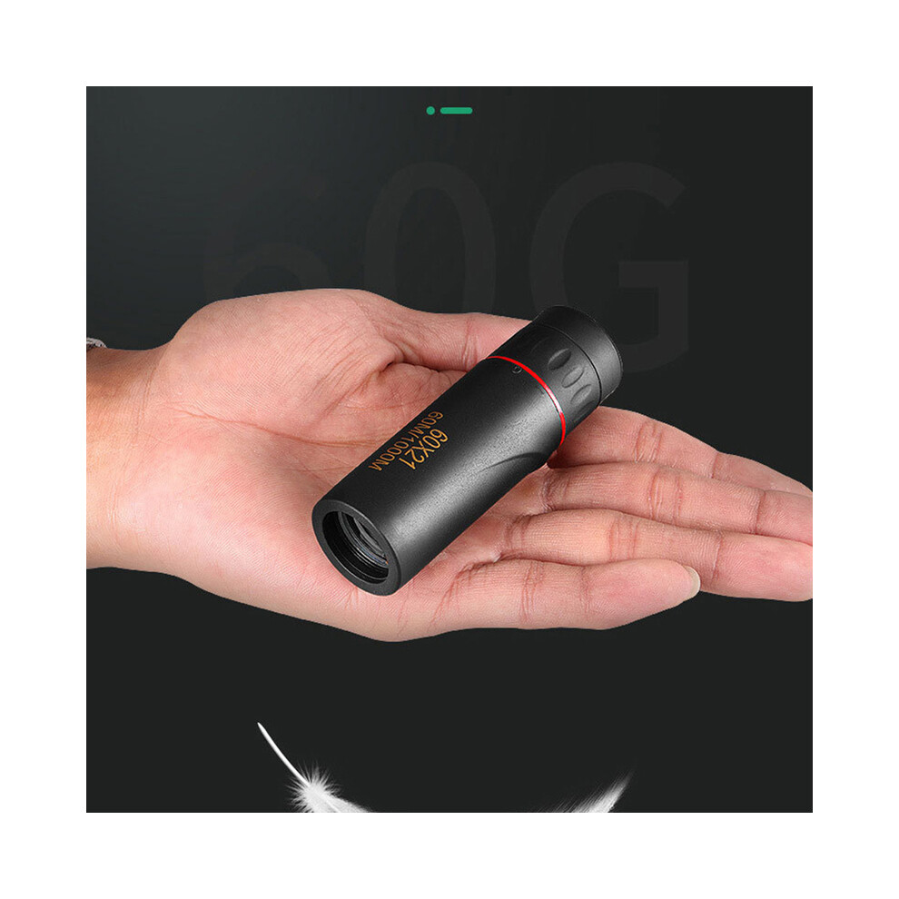 60X21 Bak4 Zoom Monocular Binoculars With Wrist Strap Portable Pocket Telescope 9438795353529