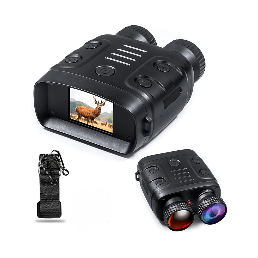 (R18) Binoculars Night Vision Device 1080P Hd 850Nm Infrared 5X Digital Zoom Telescope Goggles Outdoor Hunting Camping Full 300M Dark 9438795353970