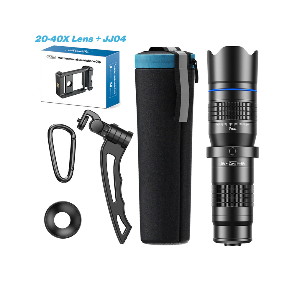 (20-40X Lens) Powerful Telephoto Lens 20X-40X Telescope Hd Cell Phone Camera Lenses With Tripod Long Range Zoom Monoculars For Camping 9438795351099