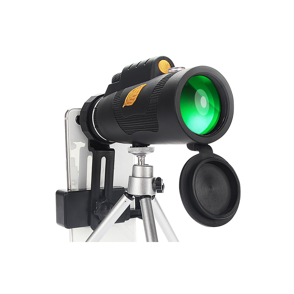 (With Tripod) 12X50 Telescope Professional Monocular Powerful Binoculars Bak4 Hd Pocket Telescope With Aluminum Tripod Cell Phone Holder 9438795351518