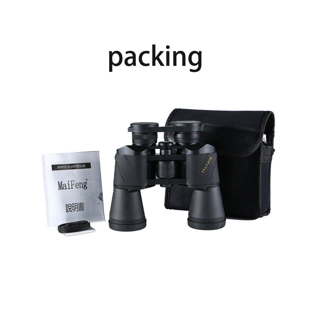 (20X50 Binoculars) 20X50 Hd Professional Powerful Binoculars Large Eyepiece Large Field Fmc Coating Bak4 Prism Outdoor Hunting Camping Telescope 9438795350818