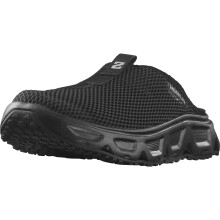 Salomon Men   s Reelax Slide 6.0 Slip-On Recovery Shoes - Black/Black/Alloy - 9.5