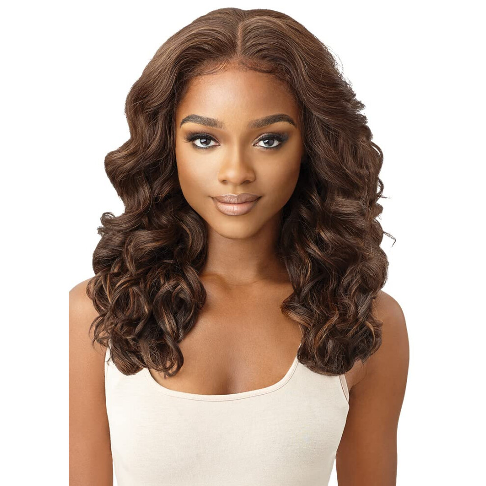 Outre Lace Front Perfect Hairline Fully Hand Tied 13X6 Hd Lace Wig Fabienne (613)