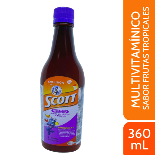 Emulsion de Scott Frutas Tropicales (tropical fruit) (360 ml) 1