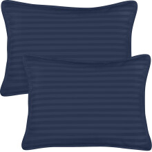 Utopia Bedding Toddler Pillow (Navy 2 Pack) 13x18 puder til sovende bl?d og ?ndbar bomuldsblanding Shell Small Kids Pillow Perfekt til sm?b?rns s