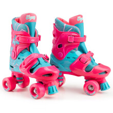 Osprey SK3002-M/L Roller Skates, Pink/Teal, UK 1-4
