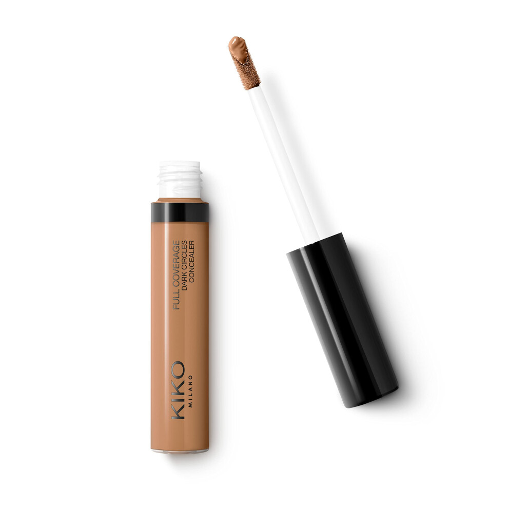 Kiko Milano - Full Coverage Circles Concealer 12 High-Coverage Liquid Concealer For The Face And Eye Area. Dark