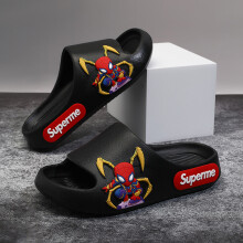 (Black SpiderMan, 26/27) And Eyecatching Playful Slippers For Boys With Soft Eva Material Ideal For Home Use