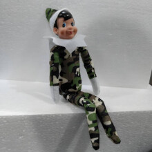 (camouflage) On Shelf The 30cm Elf Doll Christmas Gift Tradition Toy Xmas Cute Decoration