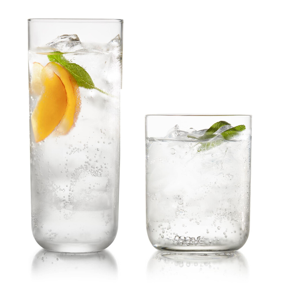 Set Di Bicchieri Tumbler E Bicchieri Rocks Libbey Lisbon Da 16 Pezzi