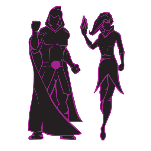 Beistle Villain Silhouettes