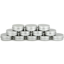 Vivaplex  12  Aluminum  1 oz Tin Jars with Lids