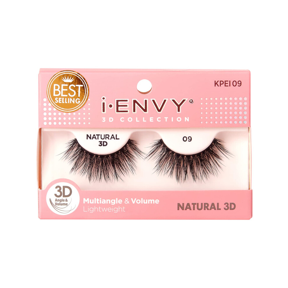 Ienvy Natural Eyelashes Lightweight False Lashes Multiangle And Volume 3D Natural Strip Lashes
