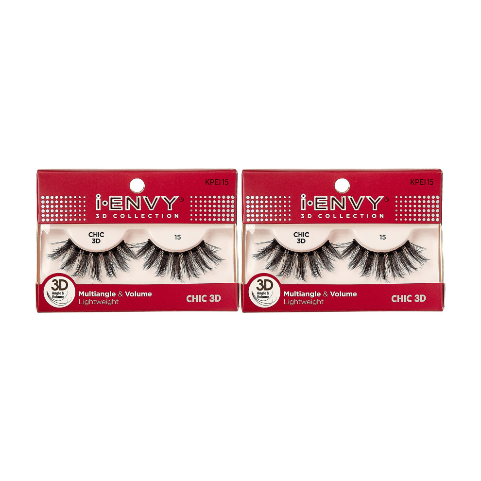 Ienvy I-Envy 3D Glam Collection Multi-Angle & Volume (2 Pack, Kpei08)