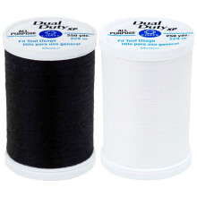 Coats Black & White Bundle – Dual Duty XP Allzweckgarn, jeweils 250 Yards