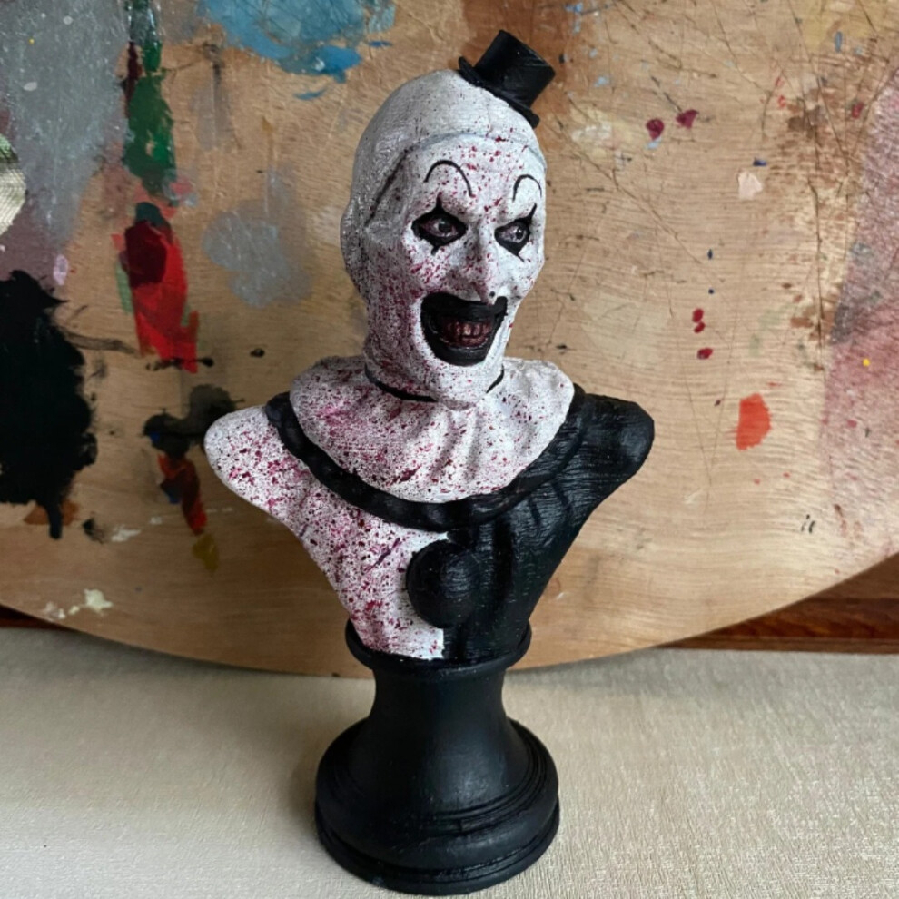(Bloody ) Art Halloween The Clown Figure Horror Clown Indoor Garden Terrifier Statue Resin