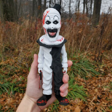 (Clown) Terrifier Halloween Statue Art The Clown Horror Figure Killer Sculpture Scary