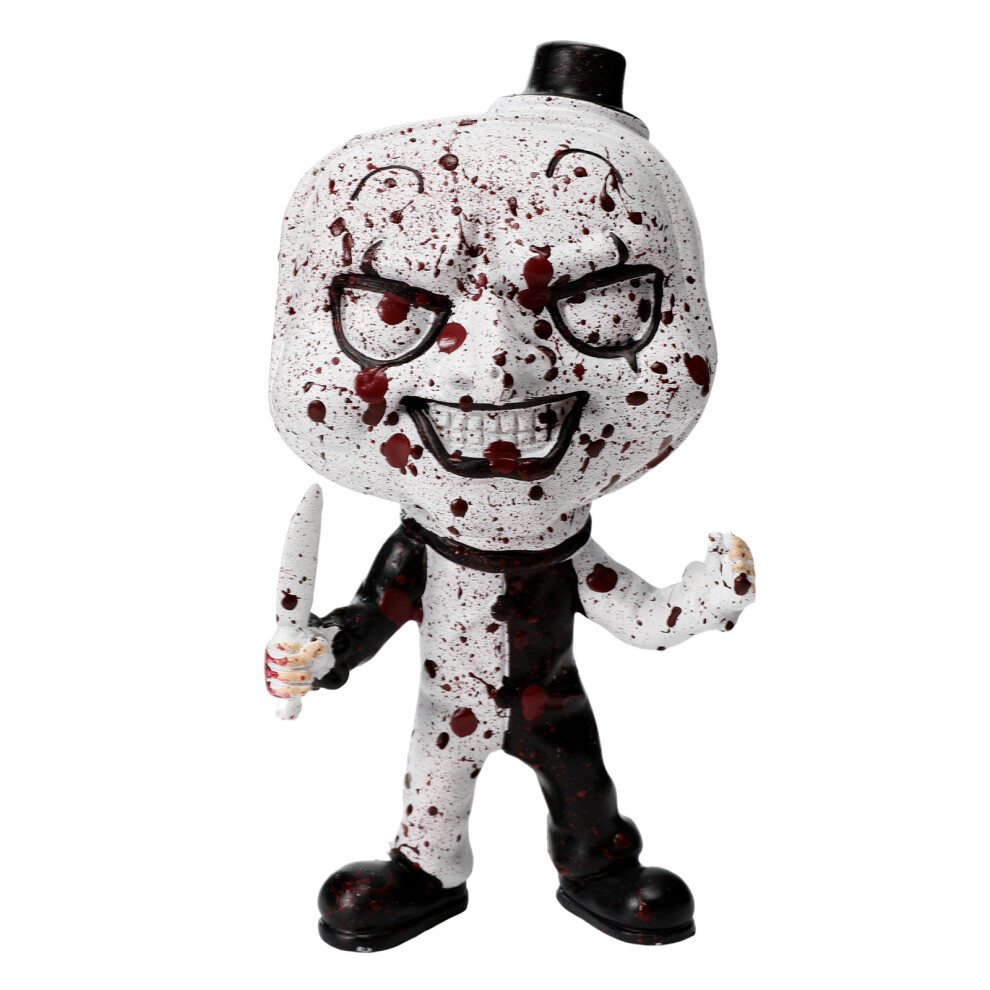 (Big head ) Terrifier Halloween Statue Art The Clown Horror Figure Killer Sculpture Scary