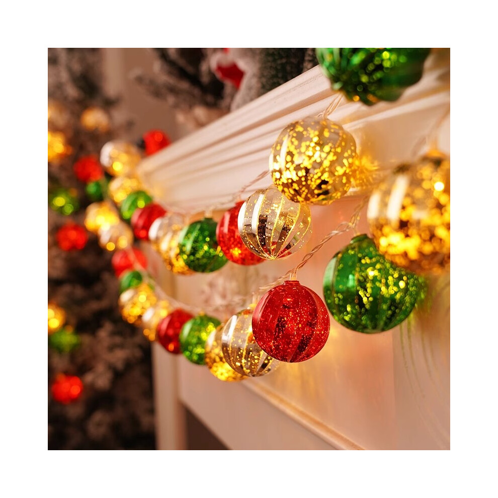 (Style D 1.5M (10 Lights)) Led Christmas Festive String Lights Decorations With Santa Home Claus Snowman