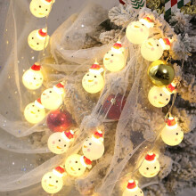 (Style G 1.5M (10 Lights)) Led Christmas Festive String Lights Decorations With Santa Home Claus Snowman