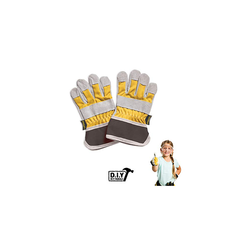Stanley Jr. - Work Gloves  Tools Ages 5+ (T014-SY)  Mixed