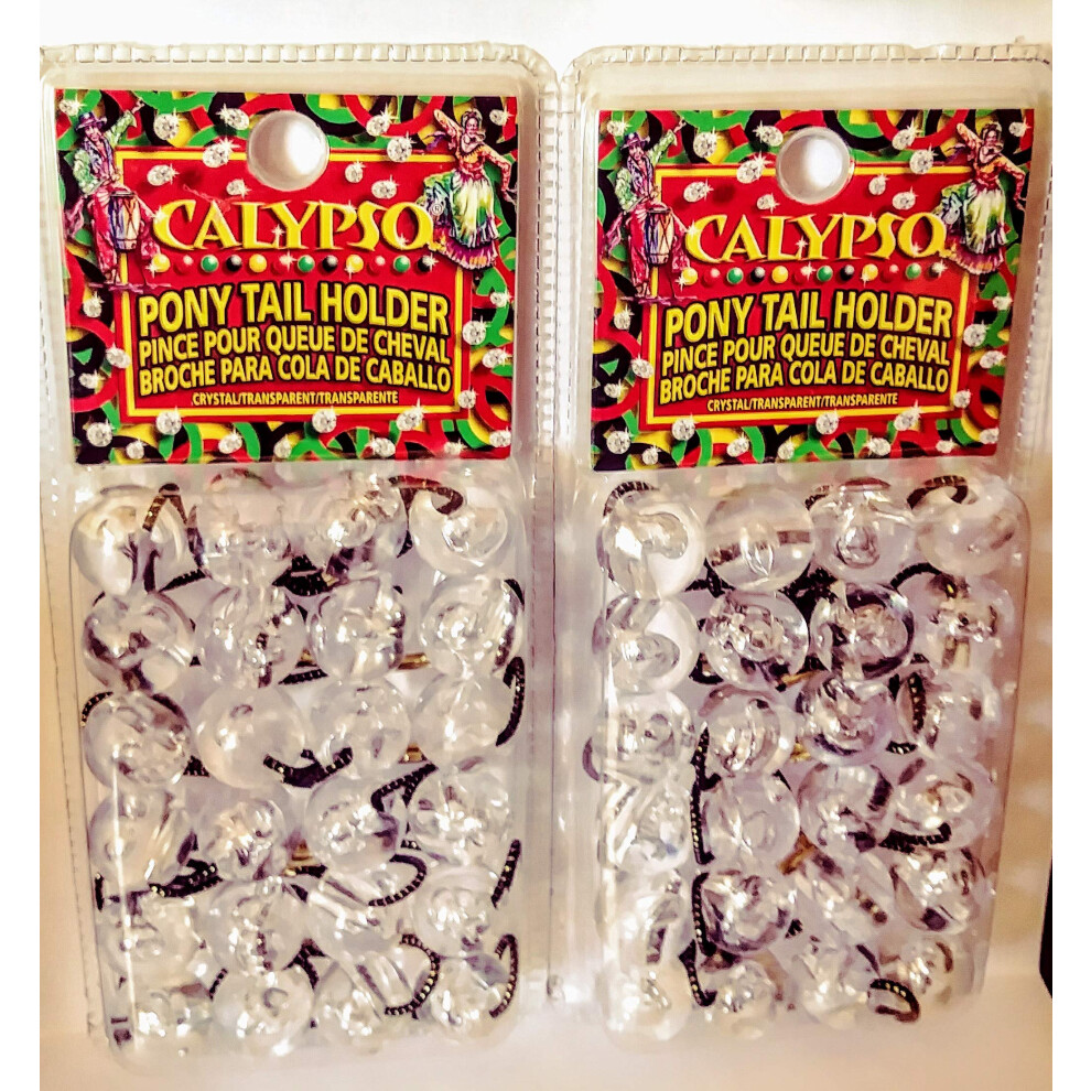 Calypso Clear Pony Tail Holders