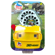 WARM FUZZY Jouets Visionneuse 3D (Animaux de Zoo) - Visionneuse pour Enfants & Adultes, Jouets Classiques, Visionneuse à Diapos, Jouets Rétro