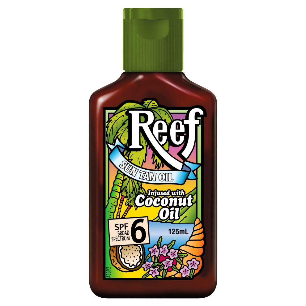 Reef Dark Sun Tan Oil Coconut 125ml (SPF30+)