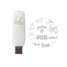 We R Memory Keepers 0633356607038 Schijven Foil Quill-Heidi Swapp (200 ontwerpen) y/m Veelkleurig