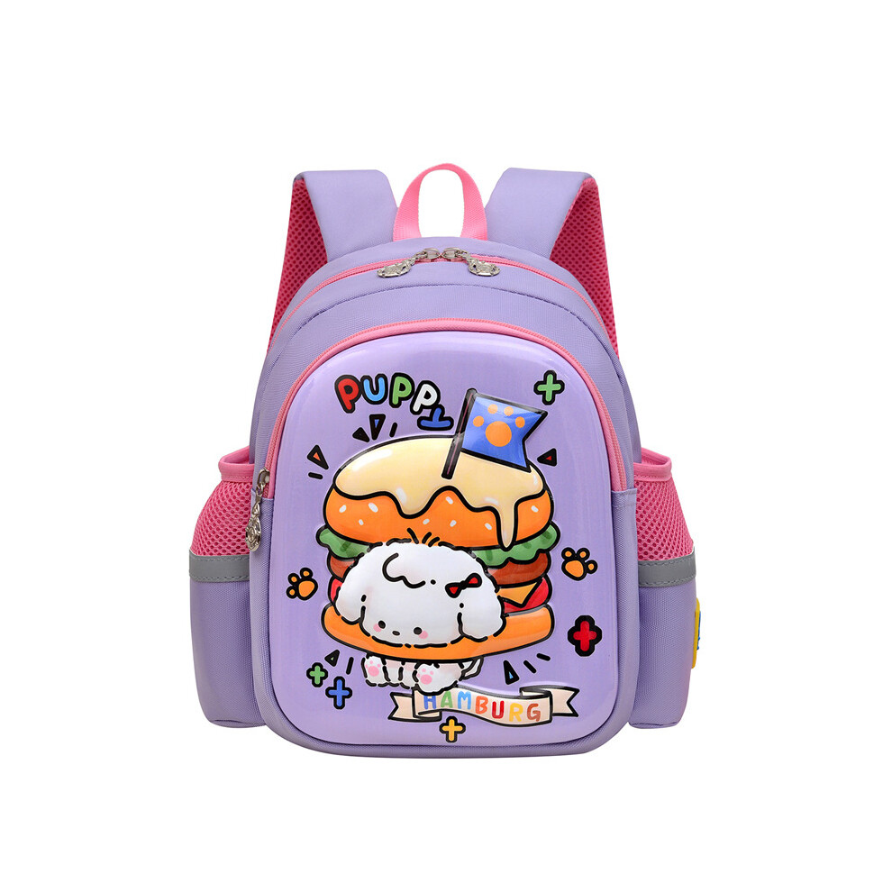 (Purple) Colorful And Stylish Kids School Backpack With Lightweight Design Characters Cartoon And-image-OPC-PGDNCVG-NEW
