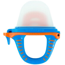 Teetherpop Fillable Silicone Teether for Babies - Cooling Teething Relief - Breastmilk Popsicle Molds for Teething with Spill-Proof Sippy Slits - Pur