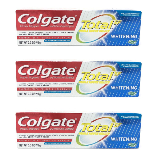 Colgate Colgate Total Zahnaufhellung Zahnpasta, 93g - Packung mit 3