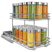 Lynk Professional? Tirez l'organisateur de racks d'epices pour les armoires de cuisine interieures - 6-1 / 4 pouces de large - tiroir a glissemen