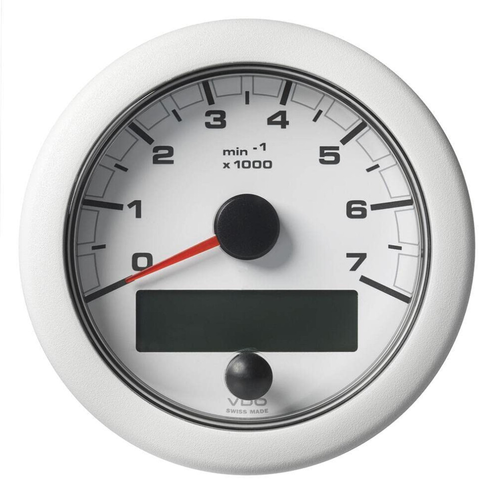 Tachym  tre VDO OceanLink NMEA 2000 85 mm (3-3/8"") - 7000 tr/min - Blanc. [A2C1065820001]