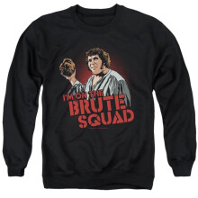 Trevco Sportswear PB155-AS-6 Princess Bride Im on The Adult Crewneck Sweatshirt, Black - 3X